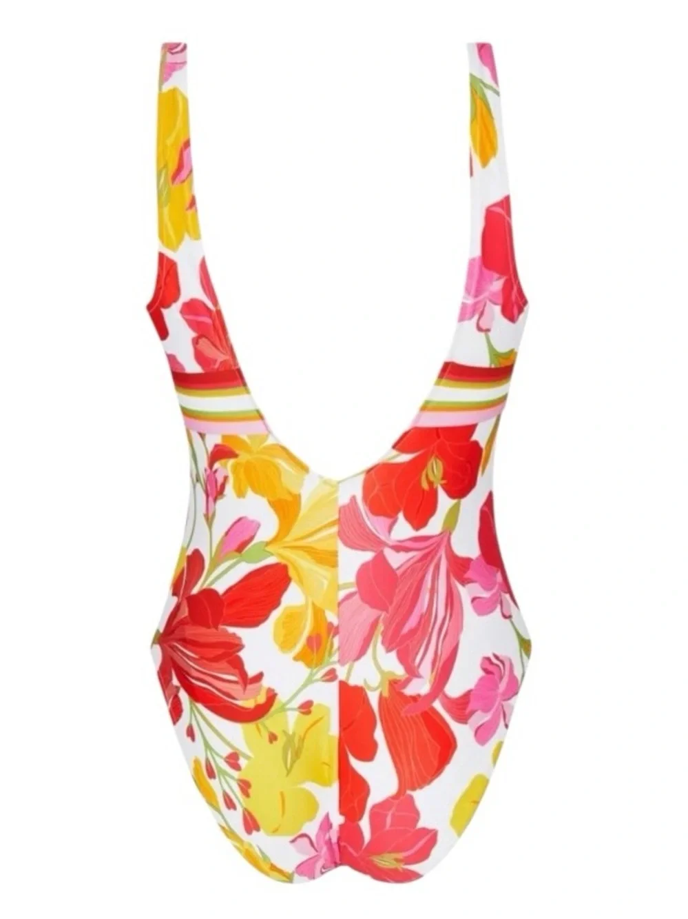 LISE CHARMEL Envolée Florale Luxury Swimsuit & Matching Pareo Set Size M Resort